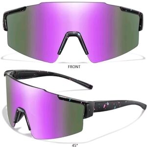 Stylish Gradiant Cyclist Oversized Sunglasses